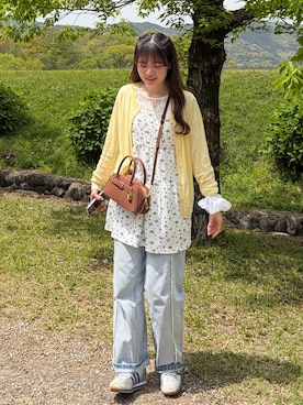 「LILY BROWN（リリーブラウン）のアイテム」を使った、soraさん（レディース・163cm）の春コーディネート