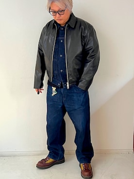 くぅろさん（メンズ・165cm）の冬コーディネート