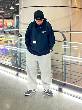 「WTAPS（ダブルタップス）のアイテム」を使った、くぅろさん（メンズ・165cm）の冬コーディネート