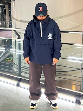 「GU（ジーユー）のアイテム（その他アウター）」を使った、くぅろさん（メンズ・165cm）の春コーディネート