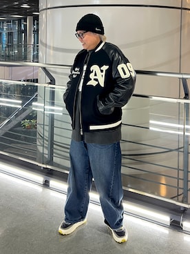 「NUMBER (N)INE（ナンバーナイン）のアイテム」を使った、くぅろさん（メンズ・165cm）の冬コーディネート