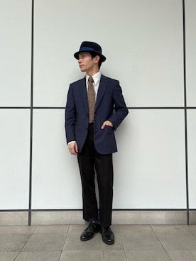 「arth（アース）のアイテム（ハット）」を使った、Rintaroさん（メンズ・161cm）の秋コーディネート