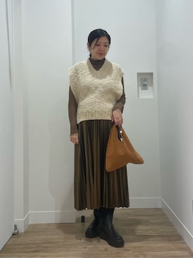 「高身長女子」｜ONOさん（レディース・162cm）の秋コーディネート