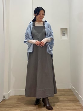 「高身長女子」｜ONOさん（レディース・162cm）の秋コーディネート