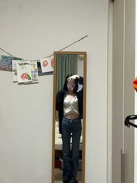 「アイテム（カーディガン/ボレロ）」を使った、ｻﾕﾘさん（レディース・159cm・10代）の秋コーディネート