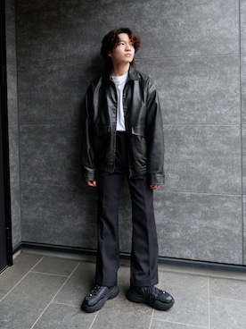 「tk.TAKEO KIKUCHI（ティーケータケオキクチ）のアイテム（アクセサリー）」を使った、　KOSさん（メンズ・169cm）の春コーディネート