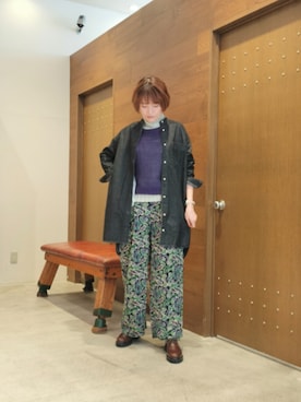 「アイテム（その他シューズ）」を使った、komukai.さん（レディース・166cm）の秋コーディネート