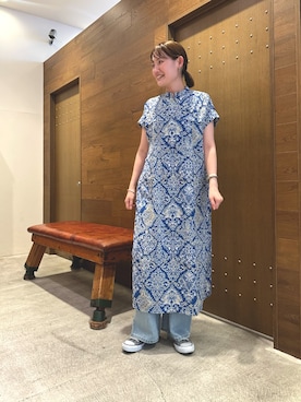 「FIL DE FER（フィルデフェール）のアイテム」を使った、komukai.さん（レディース・166cm）の春コーディネート