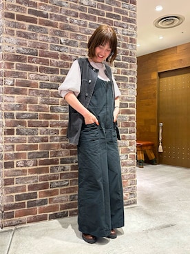 「rapiecage（ラピエサージュ）のアイテム」を使った、komukai.さん（レディース・166cm）の春コーディネート