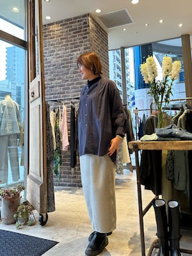 「FIL DE FER（フィルデフェール）のアイテム」を使った、komukai.さん（レディース・166cm）の冬コーディネート