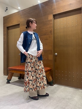 「FIL DE FER（フィルデフェール）のアイテム」を使った、komukai.さん（レディース・166cm）の春コーディネート