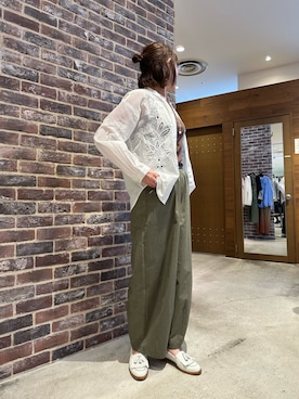 「NOMBRE IMPAIR（ノンブルアンペール）のアイテム」を使った、komukai.さん（レディース・166cm）の春コーディネート