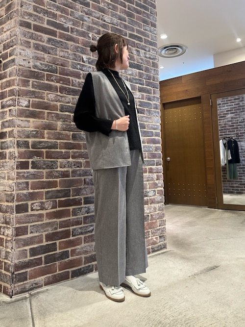 リヨセルポリ麻　ロングベスト