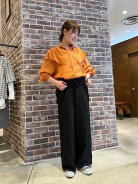 「FIL DE FER（フィルデフェール）のアイテム（トップス）」を使った、komukai.さん（レディース・166cm）の春コーディネート