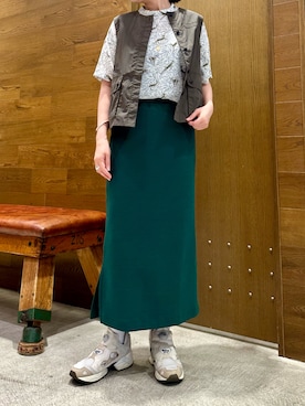 「アイテム（ブルゾン）」を使った、komukai.さん（レディース・166cm）の夏コーディネート