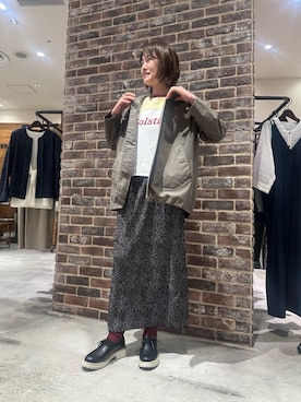 「FIL DE FER（フィルデフェール）のアイテム」を使った、komukai.さん（レディース・166cm）の春コーディネート