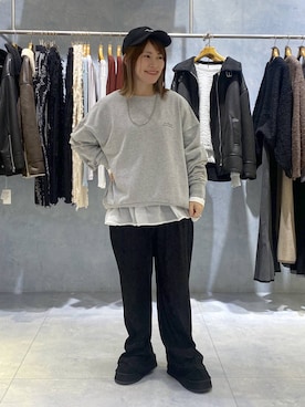 「アイテム（その他シューズ）」を使った、kayoさん（レディース・148cm）の冬コーディネート