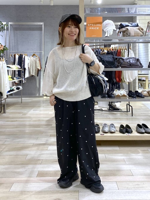 ドット刺繍パンツ 646561（その他パンツ）｜LEPSIM（レプシィム）の