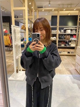 「アイテム（マタニティウェア/グッズ）」を使った、kayoさん（レディース・148cm）の冬コーディネート