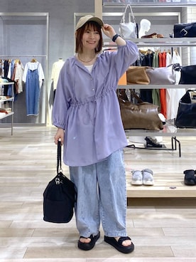 「LEPSIM（レプシィム）のアイテム」を使った、kayoさん（レディース・148cm）の春コーディネート