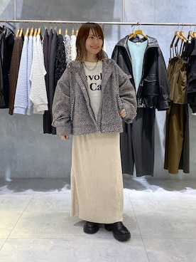 「LEPSIM（レプシィム）のアイテム（サンダル）」を使った、kayoさん（レディース・148cm）の秋コーディネート