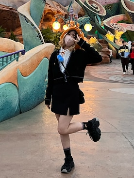 「アイテム（ソックス/靴下）」を使った、iroさん（レディース・156cm）の秋コーディネート