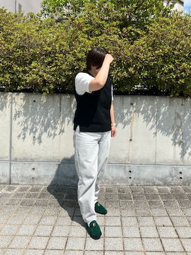 「アイテム（ローファー、グリーン系）」を使った、卑弥呼 あべのﾊﾙｶｽ近鉄店 NICALさん（レディース・159cm）の秋コーディネート