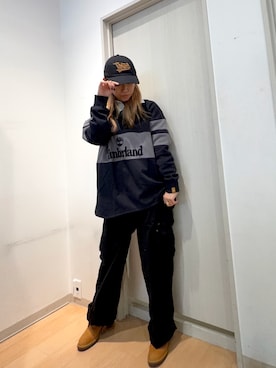 「アイテム（その他トップス）」を使った、玲奈(Rena)さん（レディース・161cm）の秋コーディネート