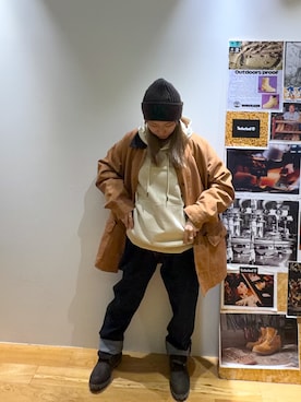 玲奈(Rena)さん（レディース・161cm）の冬コーディネート