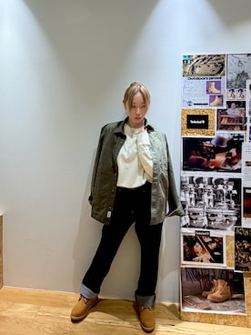 「アイテム（その他アウター）」を使った、玲奈(Rena)さん（レディース・161cm）の秋コーディネート