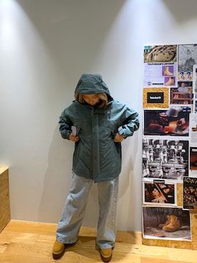 「アイテム（ナイロンジャケット）」を使った、玲奈(Rena)さん（レディース・161cm）の冬コーディネート