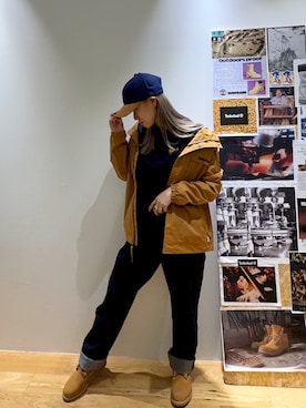 「アイテム（その他アウター）」を使った、玲奈(Rena)さん（レディース・161cm）の秋コーディネート