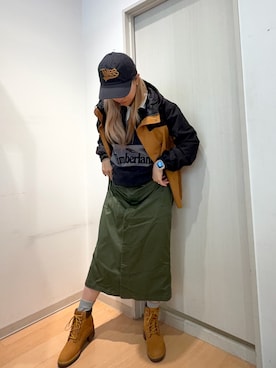 「アイテム（その他アウター）」を使った、玲奈(Rena)さん（レディース・161cm）の秋コーディネート