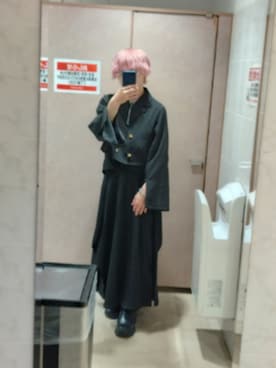 「アイテム（オールインワン・サロペット）」を使った、恋兎-koto-さん（メンズ・159cm）の秋コーディネート