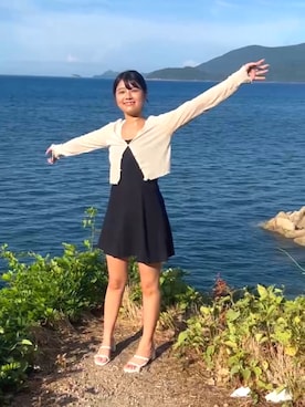 「Shine（シャイン）のアイテム（トップス）」を使った、teru02600さん（レディース・162cm）の春コーディネート