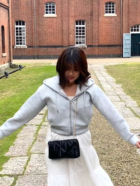 「H&M（エイチ・アンド・エム）のアイテム（バッグ）」を使った、teru02600さん（レディース・162cm）の春コーディネート