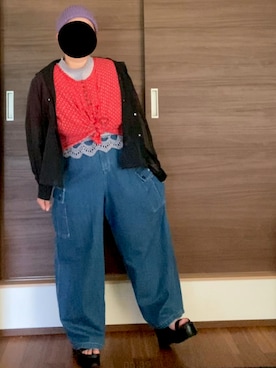 「アイテム（シャツ/ブラウス）」を使った、KBさん（レディース・157cm）の夏コーディネート