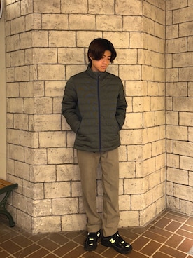 「NOLLEY'S LIGHT（ノーリーズライト）のアイテム」を使った、SHOKIさん（メンズ・171cm）の冬コーディネート