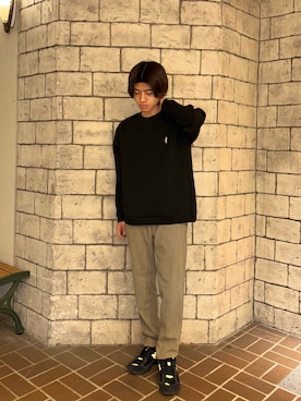 「NOLLEY'S LIGHT（ノーリーズライト）のアイテム」を使った、SHOKIさん（メンズ・171cm）の冬コーディネート