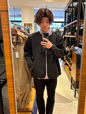 「NOLLEY'S LIGHT（ノーリーズライト）のアイテム」を使った、SHOKIさん（メンズ・171cm）の冬コーディネート