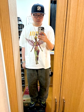 「NIRVANA（ニルヴァーナ）のアイテム」を使った、Cactusさん（メンズ・175cm）の夏コーディネート