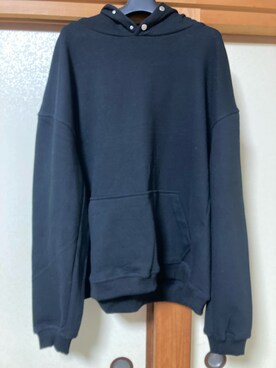 「ラウコハウスのアイテム（パーカー、ブラック系）」を使った、koutancobuさん（メンズ・170cm）の冬コーディネート