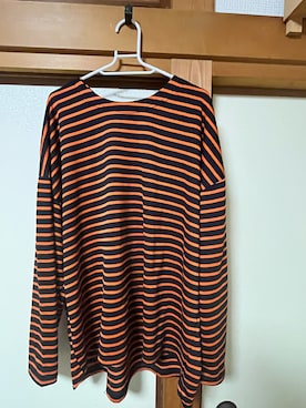 「アイテム（Tシャツ/カットソー、オレンジ系）」を使った、koutancobuさん（メンズ・170cm・20代）の夏コーディネート