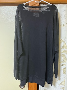 「韓国のアイテム（ニット/セーター、ブラック系）」を使った、koutancobuさん（メンズ・170cm）の夏コーディネート