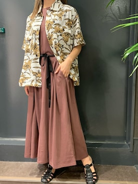 「B'2nd（ビーセカンド）のアイテム（ワンピース/ドレス）」を使った、ayakaさん（レディース・160cm）の夏コーディネート