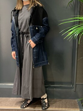 「B'2nd（ビーセカンド）のアイテム（ワンピース/ドレス）」を使った、ayakaさん（レディース・160cm）の夏コーディネート
