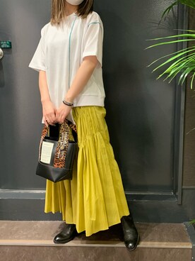 「EARLE（アール）のアイテム」を使った、ayakaさん（レディース・160cm）の夏コーディネート