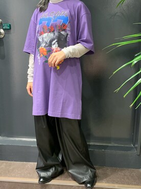 「MSGM（エムエスジーエム）のアイテム」を使った、ayakaさん（レディース・160cm）の夏コーディネート