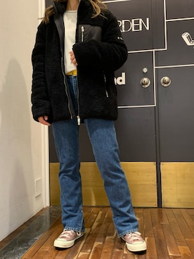 「TATRAS（タトラス）のアイテム（ブルゾン）」を使った、ayakaさん（レディース・160cm）の秋コーディネート