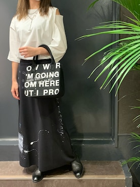 「EARLE（アール）のアイテム」を使った、ayakaさん（レディース・160cm）の夏コーディネート